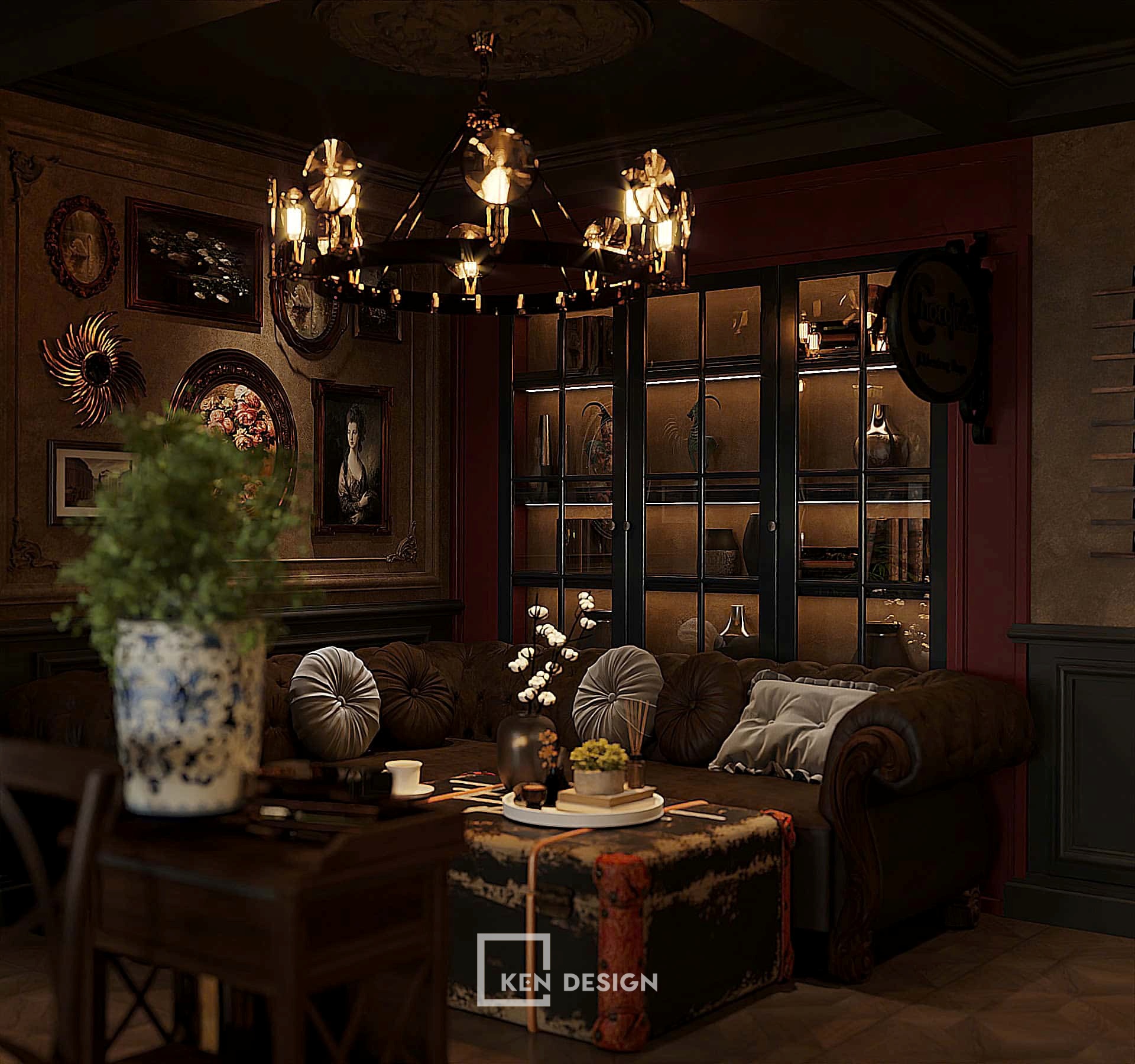 Thiết kế quán cafe Phiêu tại Ba Đình